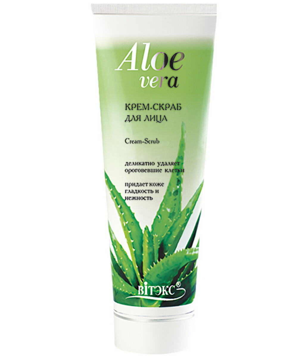 фото упаковки Витэкс Aloe Vera Крем-скраб для лица