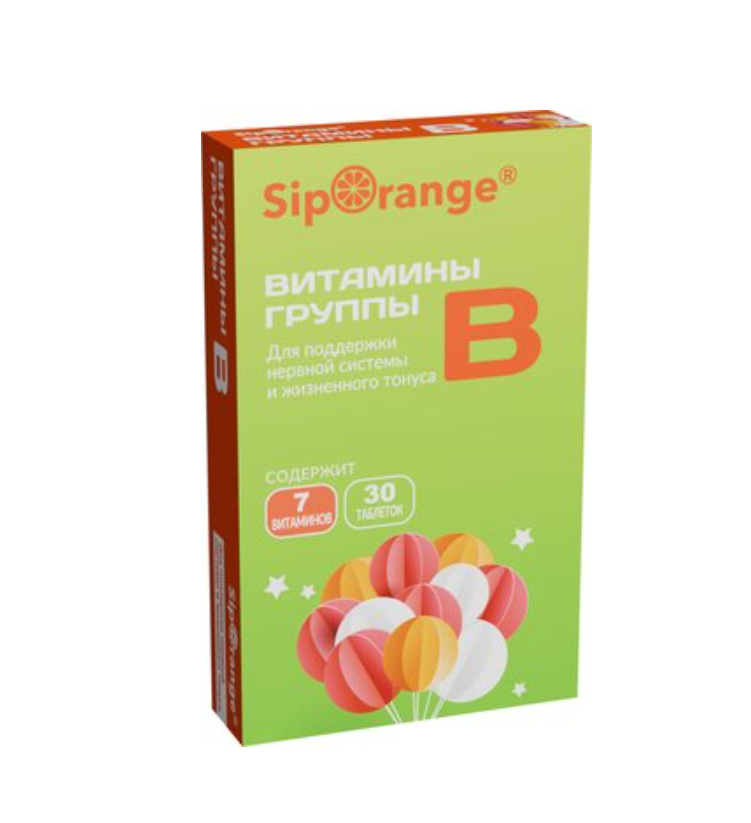 фото упаковки Siporange Витамины группы В