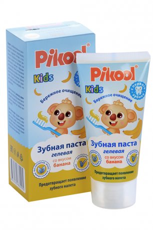 фото упаковки Pikool зубная паста детская Банан