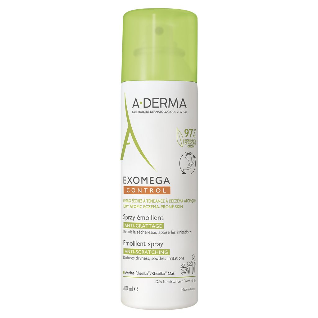 фото упаковки A-Derma Exomega Control Спрей-эмолент смягчающий