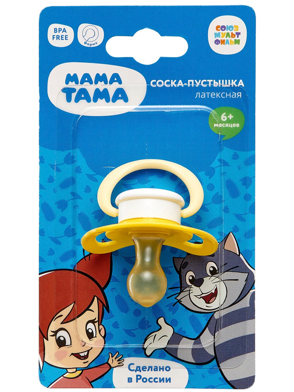фото упаковки Мама Тама Соска-пустышка классическая латексная Тама-Тама