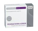 Розувастатин-Алиум, 40 мг, таблетки, покрытые пленочной оболочкой, 30 шт.