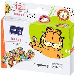 Matopat happy Пластыри с рисунком
