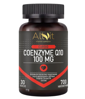 Allvit Коэнзим Q10, 100 мг, капсулы, 30 шт.