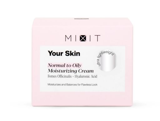 Mixit Your Skin Легкий увлажняющий крем для лица, крем, для нормальной и склонной к жирности кожи, 50 мл, 1 шт.